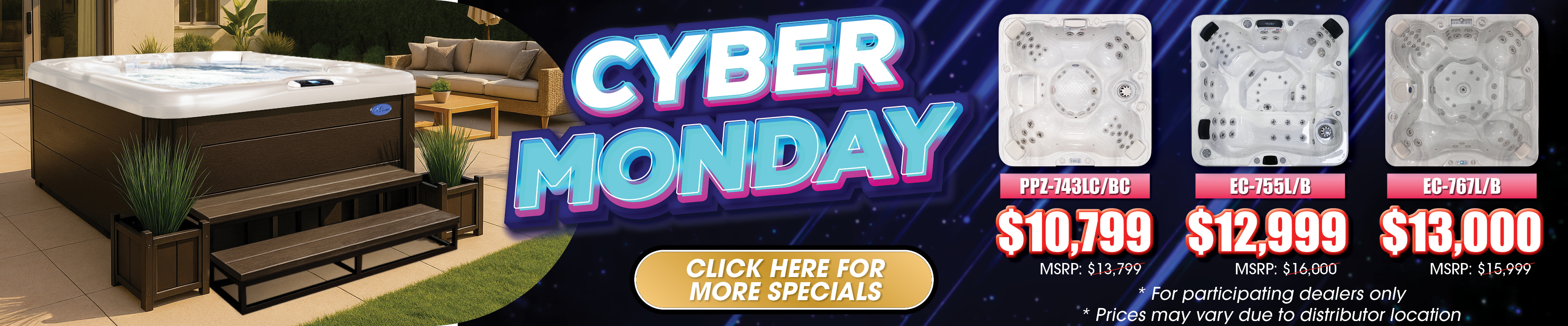 Calspas hot tub being used in a family setting - Newport News